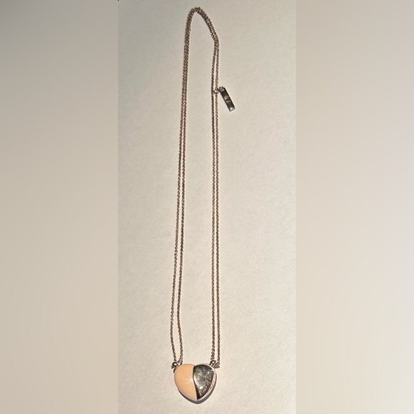 United Heart River of Love Magnetic Heart Pendant Sterling Silver Petra Azar - Picture 2 of 12